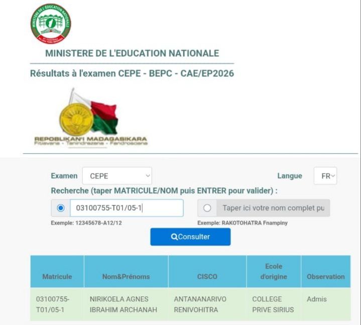 CEPE 2026 : 100% DE RÉUSSITE – Image 9 de CEPE 2026 : 100% DE RÉUSSITE