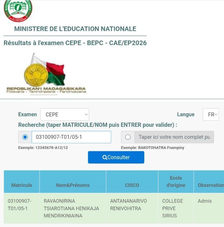 CEPE 2026 : 100% DE RÉUSSITE – Image 10 de CEPE 2026 : 100% DE RÉUSSITE